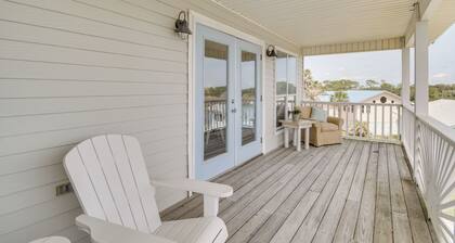 2 Blocks to Beach: Gulf Shores Getaway w/ Dock!