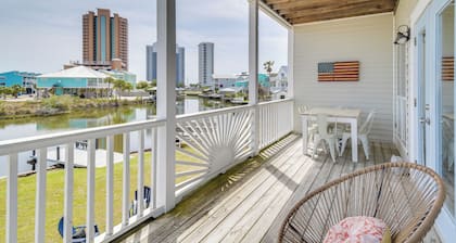 2 Blocks to Beach: Gulf Shores Getaway w/ Dock!