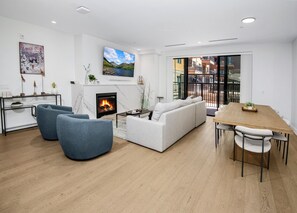 Smart TV, fireplace, offices