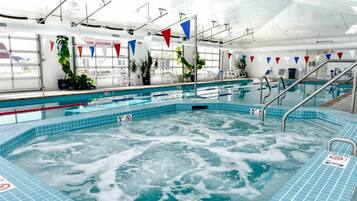 Indoor pool, a heated pool