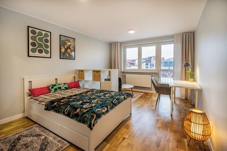 Apartment, Balcony, City View | 4 bedrooms, iron/ironing board, free WiFi. Frida by Grand Apartments