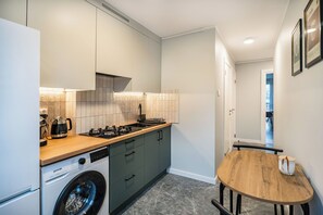 Apartment, Balcony, City View | Private kitchen