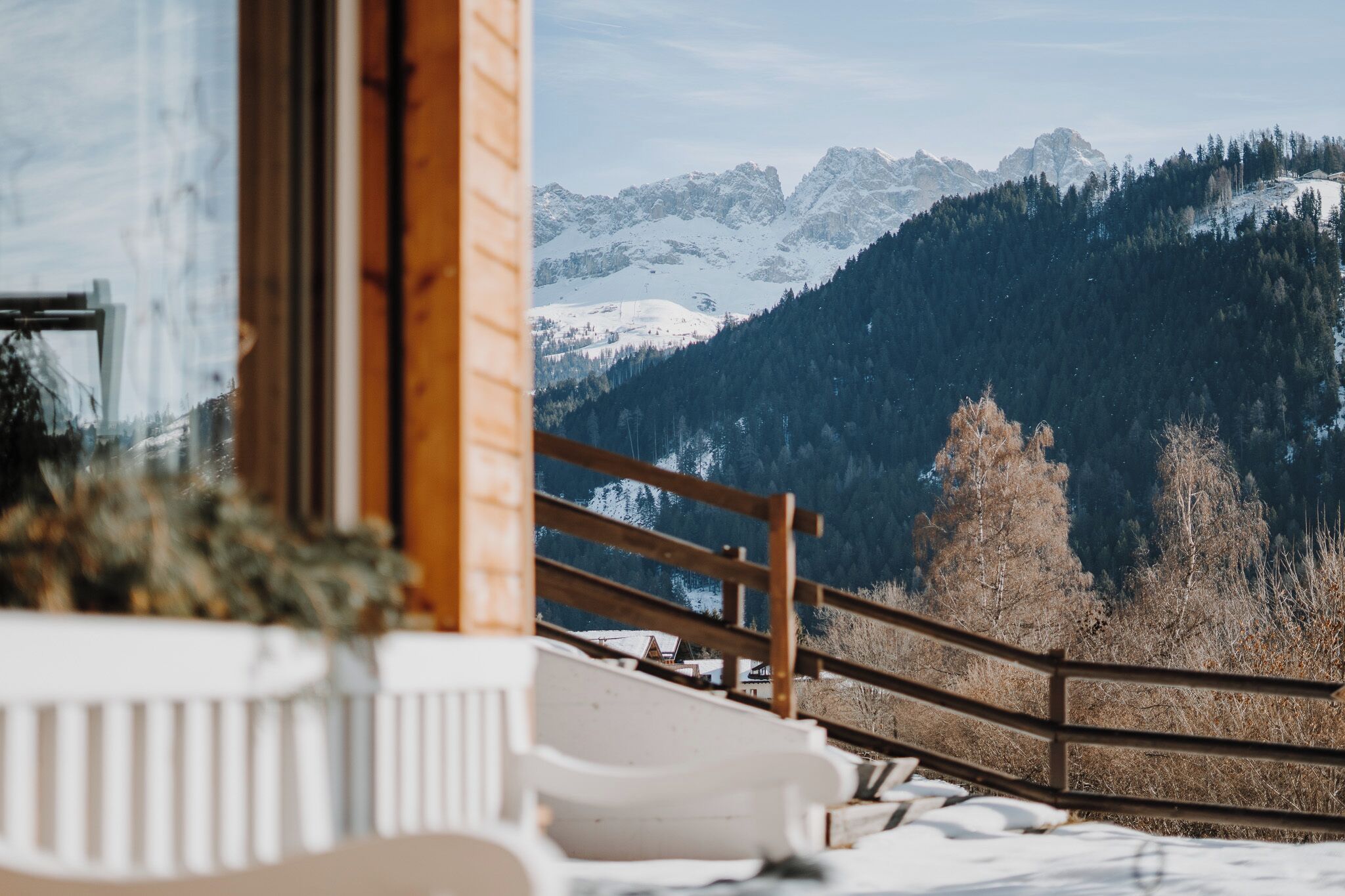 Blick von der Unterkunft