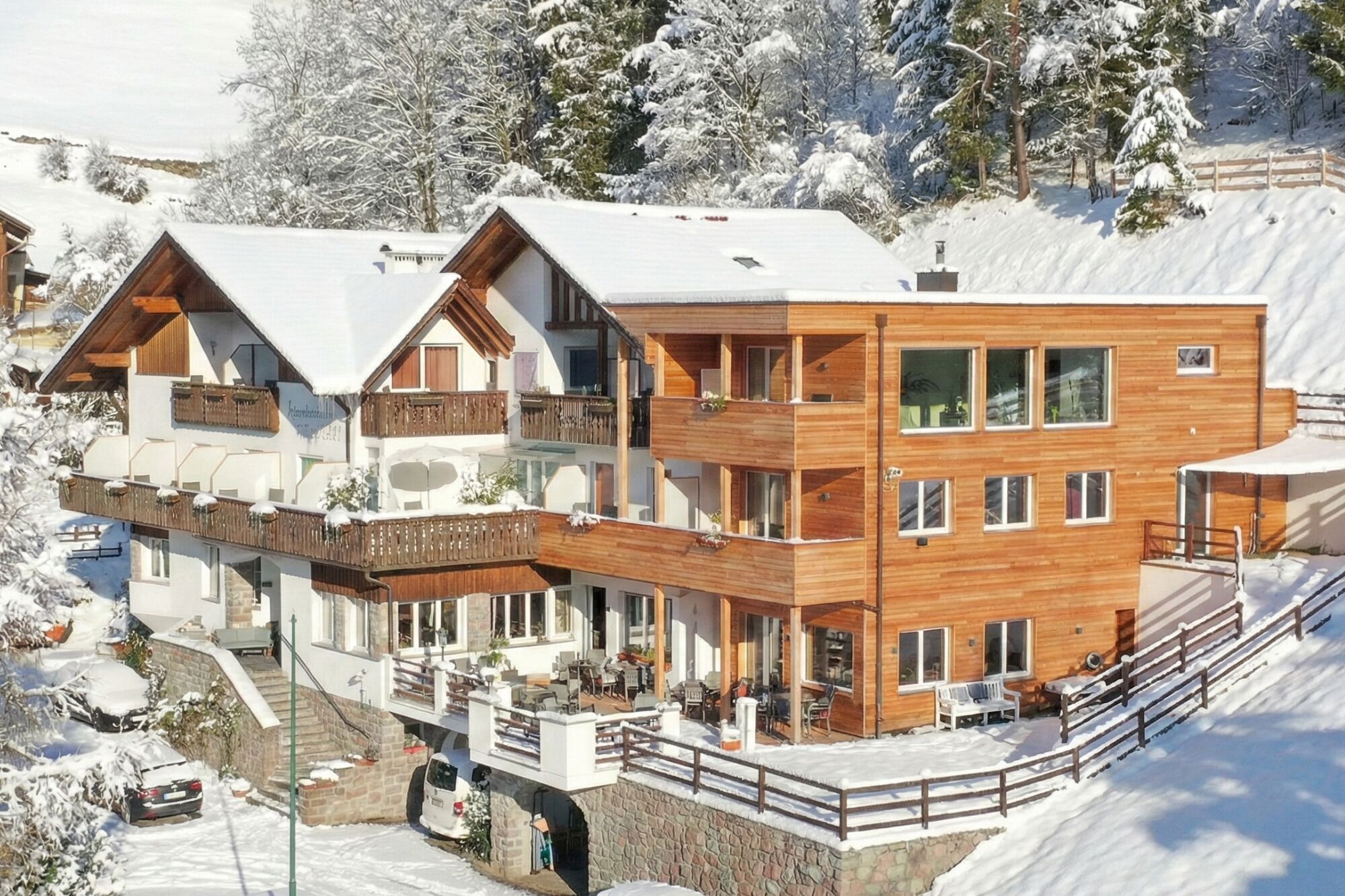 Façade de l’hébergement