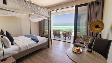 Sängtillbehör av högsta kvalitet och minibar