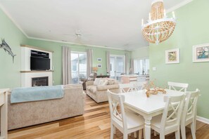 TV, DVD player, offices