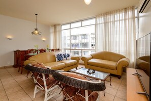 Deluxe Apartment | Living area - Rj04 Ap em Copacabana até 6 pessoas (Rio de Janeiro)
