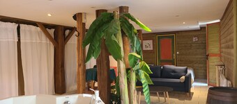 Large studio with private Jacuzzi