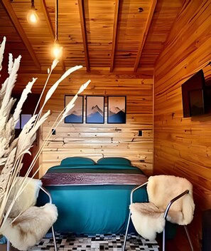 コンフォート シャレー | ミニバー、遮光カーテン、アイロン / アイロン台、WiFi (無料)