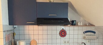 Beautiful top floor apartment with balcony in Osloß