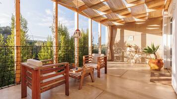 Apartamento Deluxe, acceso a la piscina | Terraza o patio