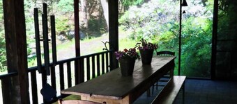 River Room overlooking the waterfall