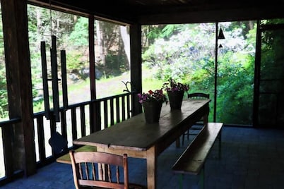 River Room overlooking the waterfall