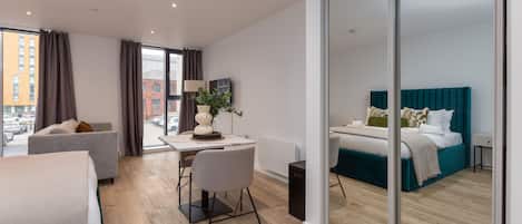 1 bedroom, iron/ironing board, bed sheets