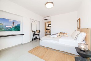 1 間睡房、熨斗/熨衫板、床單