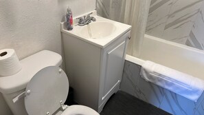 Hair dryer, towels