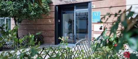 Voorkant van accommodatie