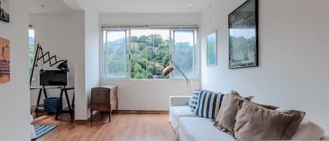 Appartement, vue montagne | Coin séjour