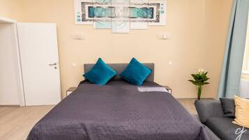 1 Schlafzimmer, Schreibtisch, Bügeleisen/Bügelbrett, WLAN