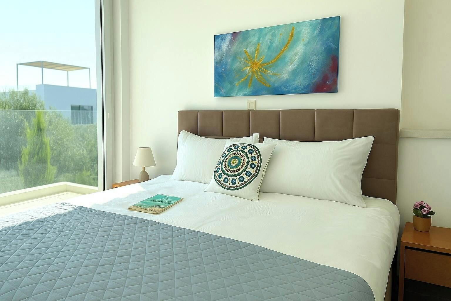 3 habitaciones, tabla de planchar con plancha, wifi y ropa de cama 