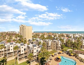 Apartamento panorâmico, 3 quartos, sacada, vista para o oceano | Vista da sacada