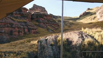 Luxury Tent, Balcony, Mountain View | 1 bedroom, in-room safe, free WiFi, bed sheets