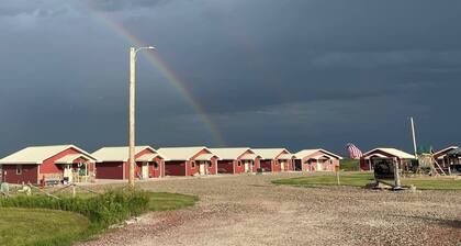 1two bedroom cabins that can be rented for one night or not.