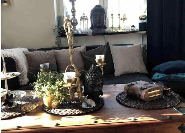 Interior - Cozy 1 Bedr,1 Livingr,1Kitchen,Bath+Tub balcony minutes fr the❤️Of Stockholm city (Stockholms län)