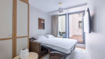 1 chambre, bureau, fer et planche Ă  repasser, Wi-Fi