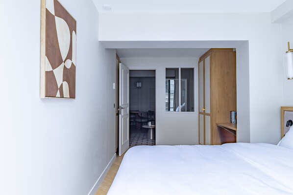 1 Schlafzimmer, Schreibtisch, Bügeleisen/Bügelbrett, WLAN