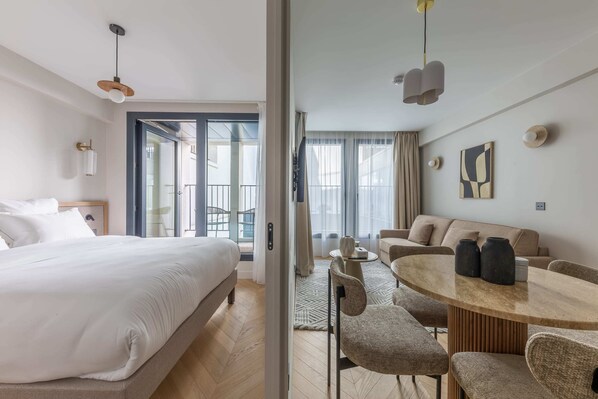 1 Schlafzimmer, Schreibtisch, Bügeleisen/Bügelbrett, WLAN