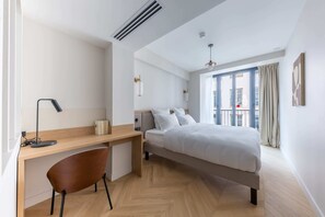 1 Schlafzimmer, Schreibtisch, Bügeleisen/Bügelbrett, WLAN