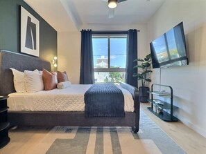 Desk, iron/ironing board, free WiFi, bed sheets