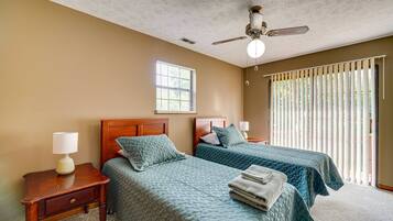 3 habitaciones, cuna de viaje, wifi y ropa de cama