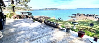 Gated waterfront home on private beach on San Juan island
Incredible water views