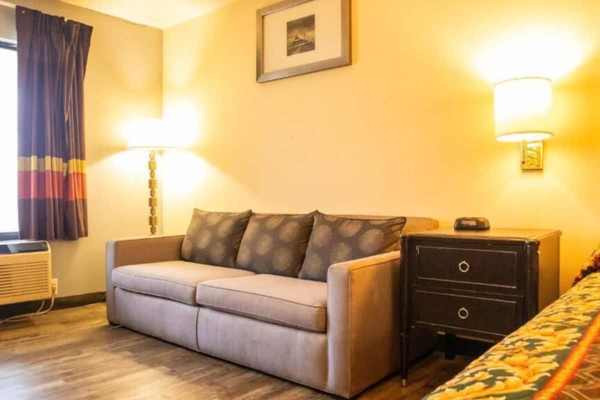 Chambre Simple, fumeur | Coin séjour