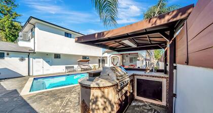 The beautiful house with a private gated. Including beautiful backyard .
