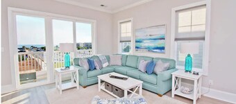 Posh, New, Ocean View Townhome in gorgeous Emerald Isle Perfect for families