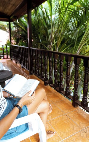 Cabaña tradicional | Terraza o patio