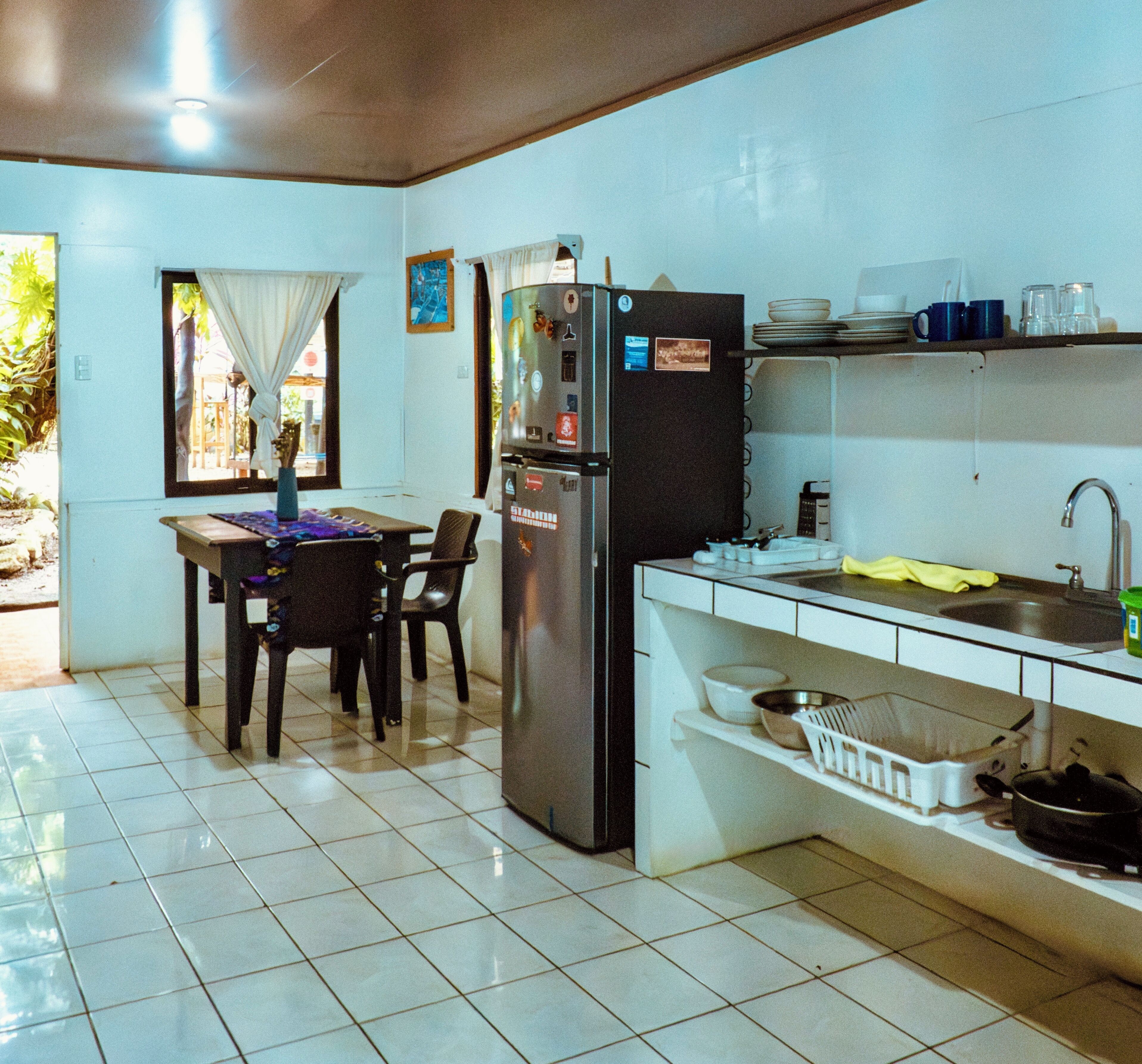 Traditional Cabin | Private kitchen | Full-size fridge, cookware/dishes/utensils, freezer