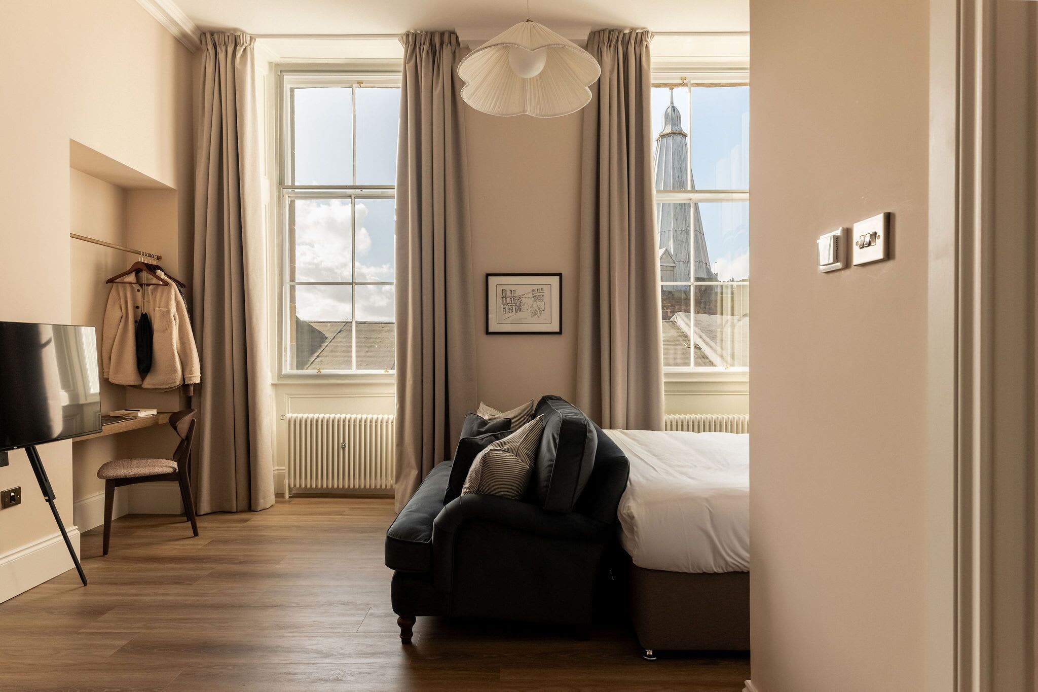 1 chambre, fer et planche à repasser, Wi-Fi, draps fournis