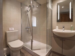 Shower, hair dryer