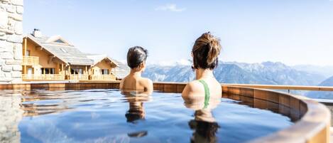 Una piscina climatizada