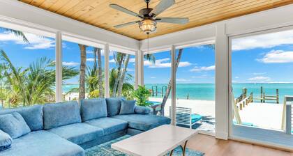 BEACHFRONT LUXURY ISLAND HOME PRIVATE SWIM SPA~DOCK FISHING~GOLF CART STUNNING
