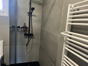 Hair dryer, towels
