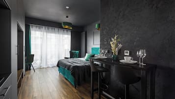 Luxury Apartment, Balcony, City View | 1 bedroom, in-room safe, individually decorated, individually furnished