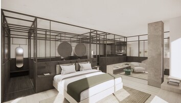 Telegraph Presidential Suite | Premium bedding, minibar, in-room safe, desk