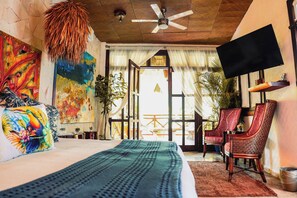 Superior-Zimmer, 1 King-Bett, Haustiere gestattet | 1 Schlafzimmer, hochwertige Bettwaren, Bettwäsche