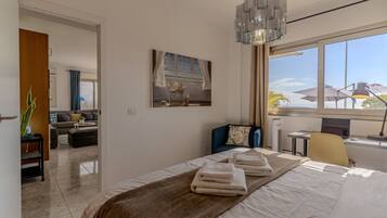 2 slaapkamers, een strijkplank/strijkijzer, gratis wifi