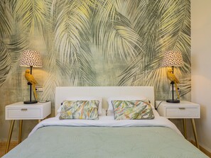 1 soverom, strykejern/-brett, wi-fi (inkludert) og sengetøy